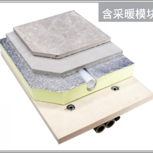 Prefabricated floor heating modules