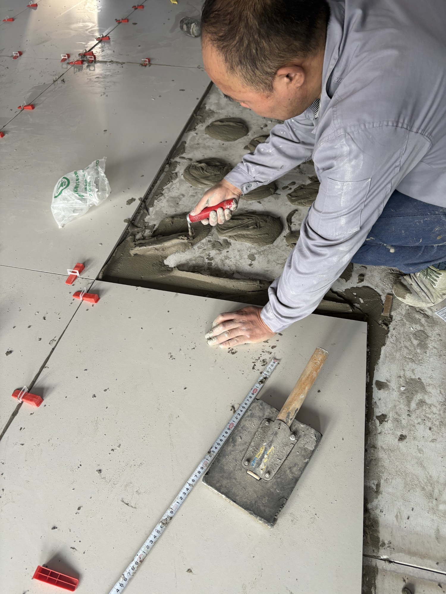 Prefabricated floor without underfloor heating system